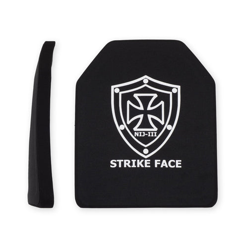 25 × 30 cm SAPI balistinė plokštė – daugiakryptis išlenkimas priekinė