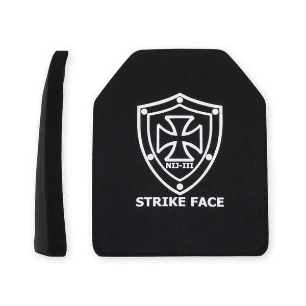 25 × 30 cm SAPI balistinė plokštė – daugiakryptis išlenkimas priekinė