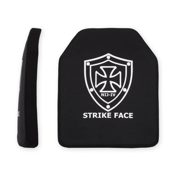 25 × 30 cm SAPI keramikos balistinė plokštė – daugiakryptis išlenkimas priekinė (Al2O3)