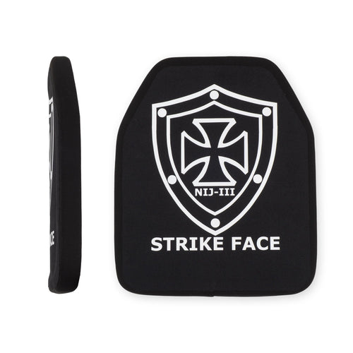 25 × 30 cm SAPI balistinė plokštė – viengubai išlenkta priekinė