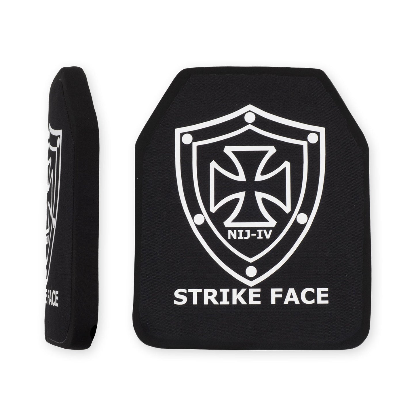 10"x12" Single Curve SAPI Front Plate - Ceramic (AlO) - Shield Defence Solution