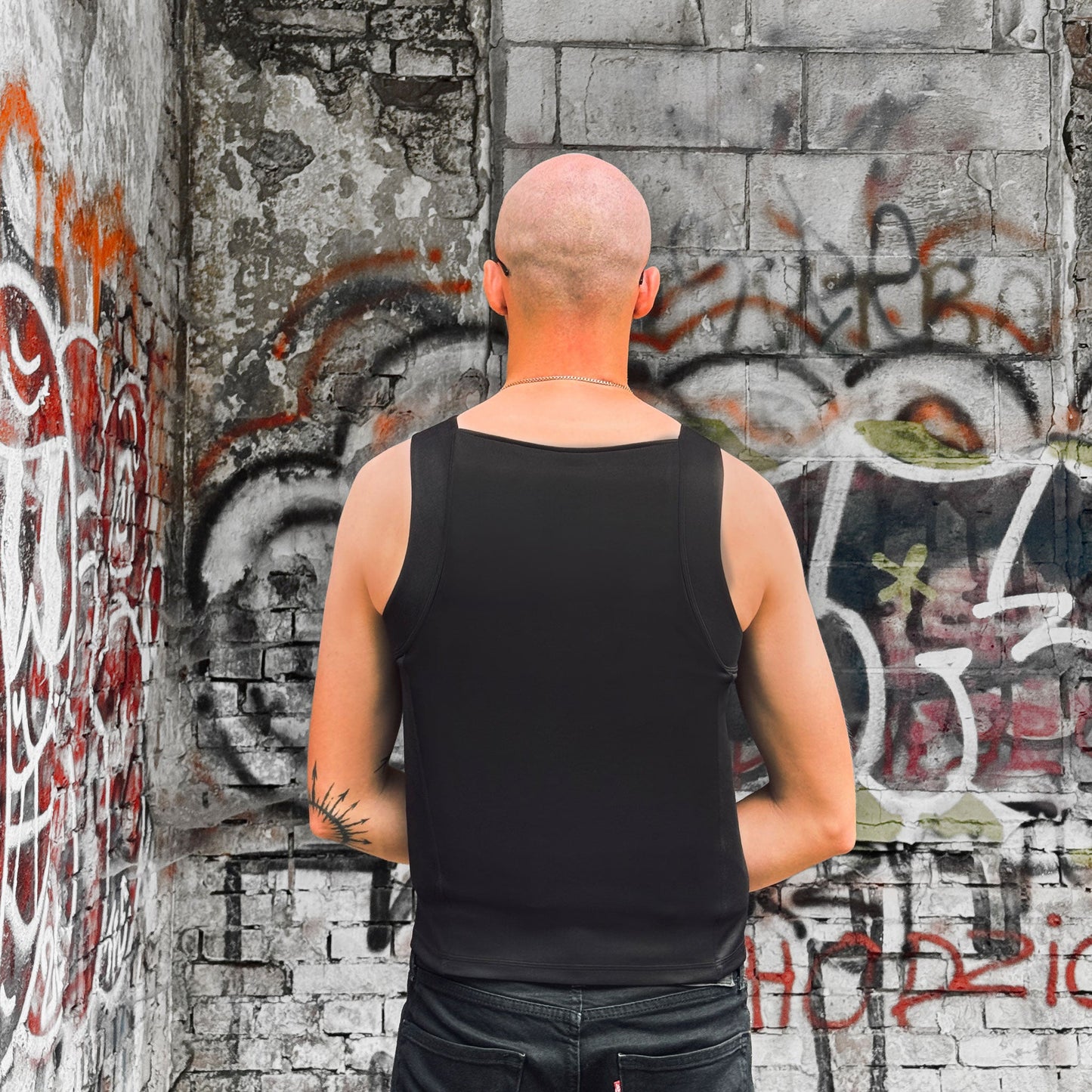 Bulletproof Concealable Expanded T-shirt - Black - Shield Defence Solution