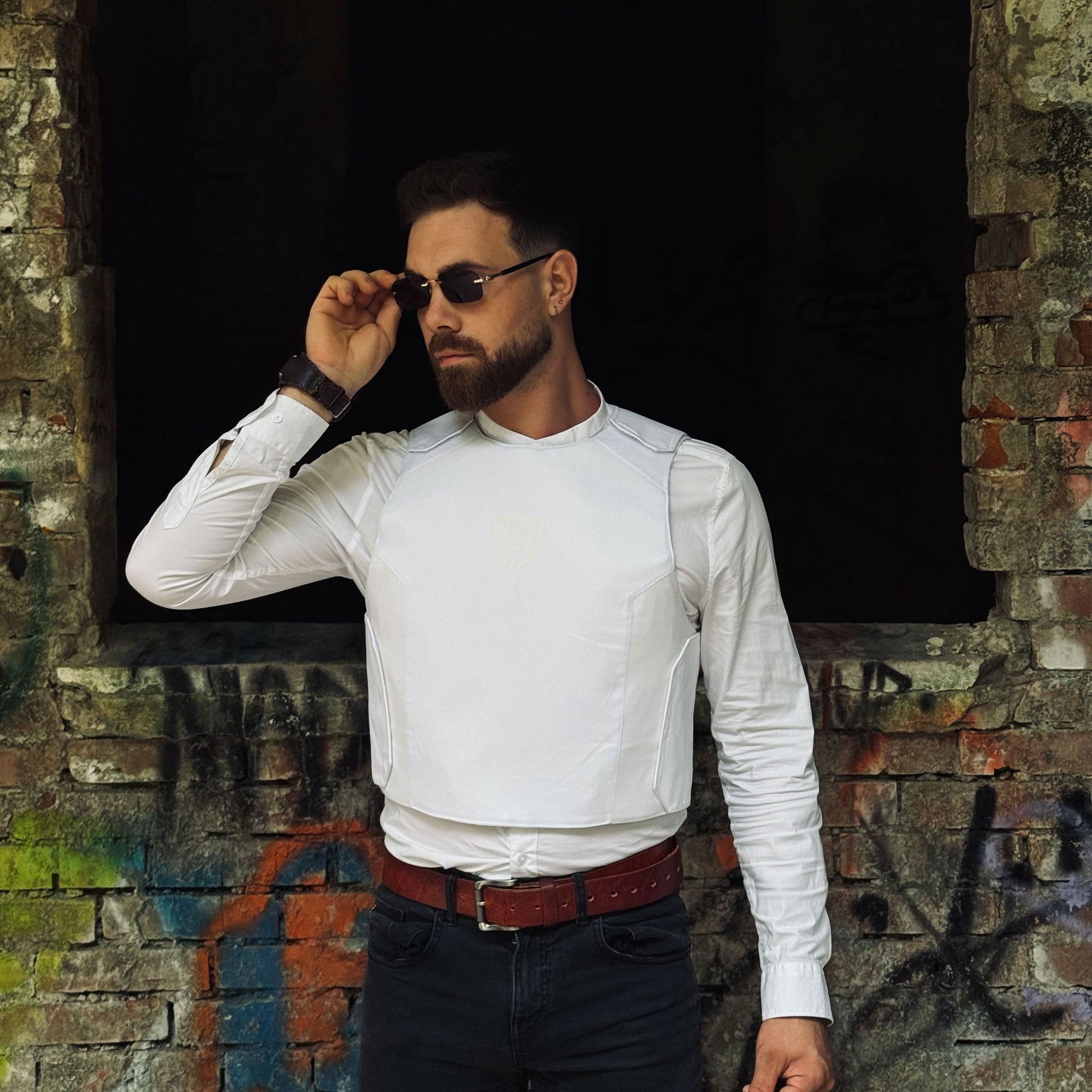 Bulletproof Inner Vest – White - Shield Defence Solution