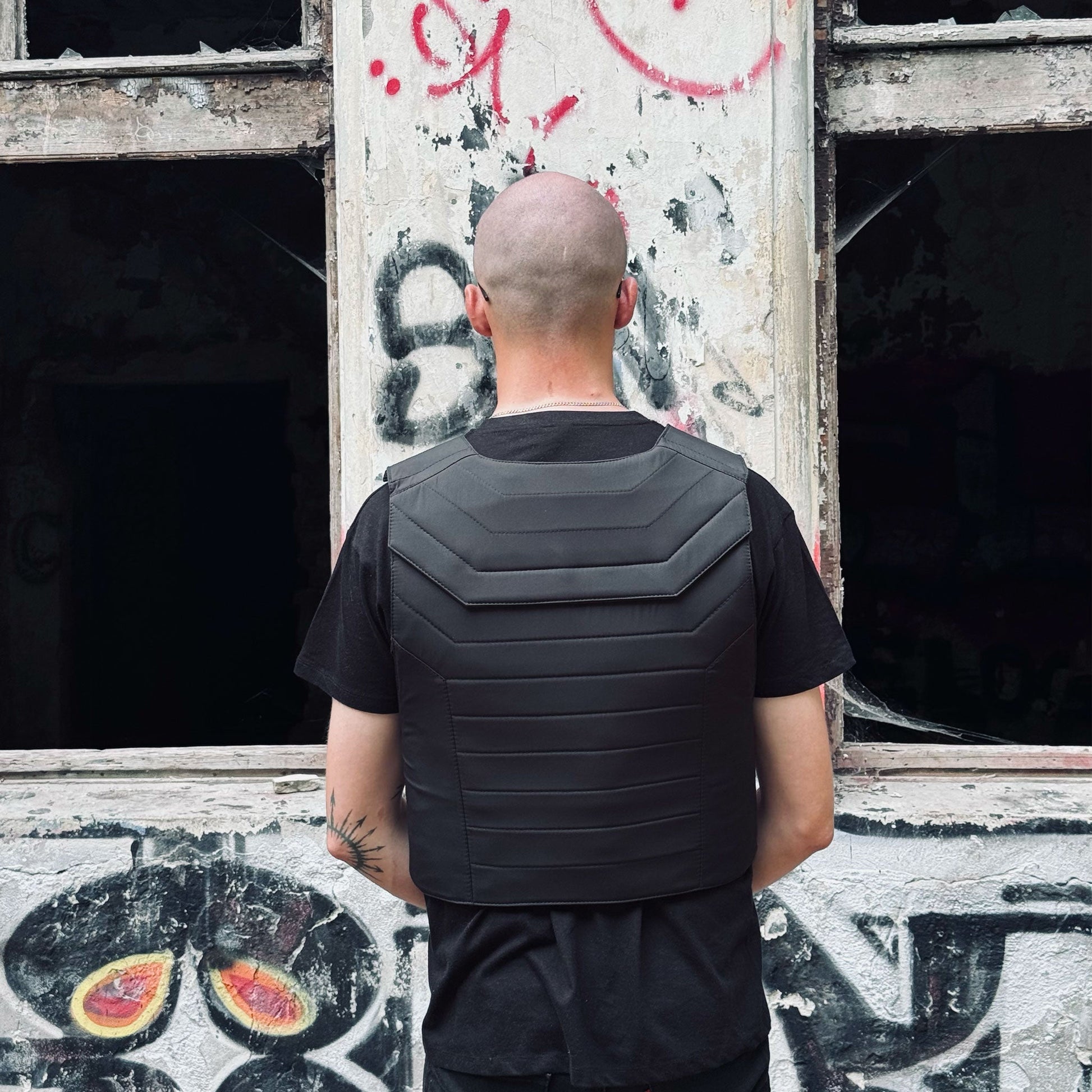 Bulletproof Outer Vest – Black - Shield Defence Solution