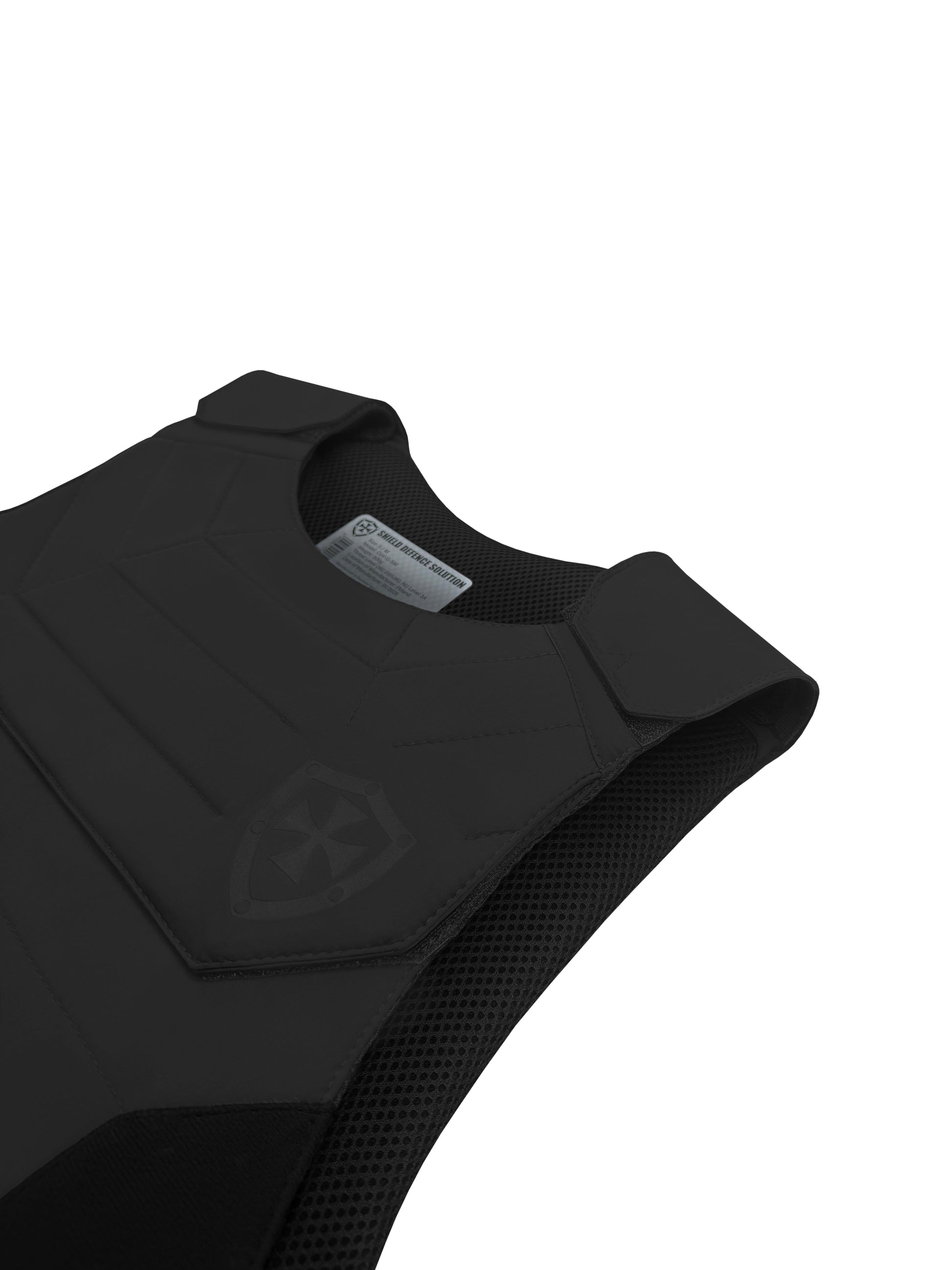 Bulletproof Outer Vest – Black - Shield Defence Solution