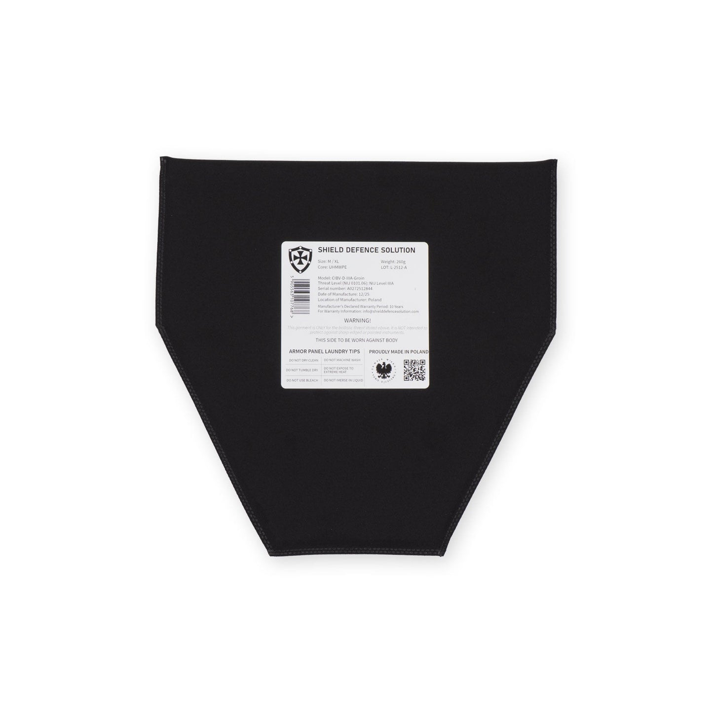 Cataphract Groin Soft Armor Insert - Shield Defence Solution